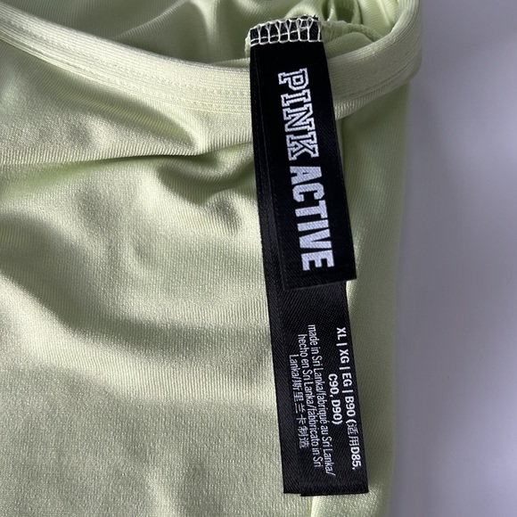 VS Pink ULTIMATE LIGHTLY LINED SPORTS CROP Icy Lime - Picture 7 of 7